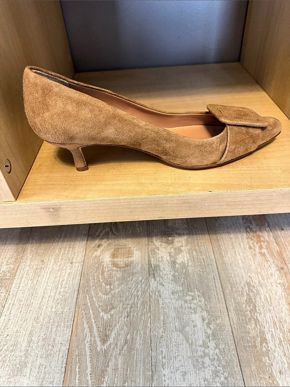 Aquazzura Pinot 50 Suede Pumps in Brown